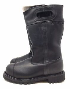 Black Diamond Men's Firefighter Boots Leather Steel Toe 0975 6.5 X Wide