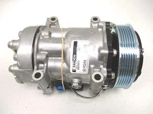 4494 GENUINE SANDEN AC COMPRESSOR SD7 HD FOR VOLVO 20501069 SD7H15 21349573 - Picture 1 of 5