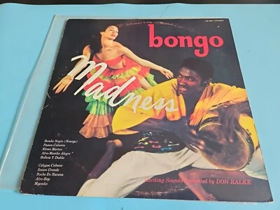 Don Ralke ‎– Bongo Madness VG Vinyl LP Reissue Jazz Latin Afro-Cuban US-7801 Foto 1 de 4