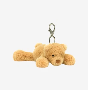 Jellycat Smudge Bear Bag Charm Brown - Picture 1 of 3