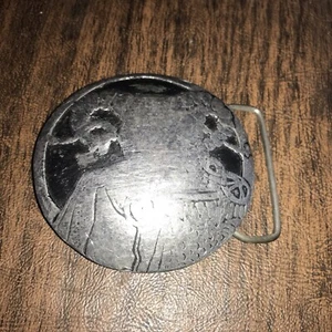 Dege Designs Widder Widderkopf Vintage Zinn Gürtelschnalle - Bild 1 von 5