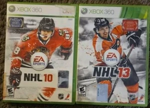 Xbox 360 Live & Xbox 360 Preowned Games Nhl10 And Nhl13 - Picture 1 of 1