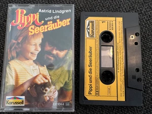 5 Folgen - Hörspiel Kassetten - Pippi Langstrumpf - Karussell - Bild 1 von 5