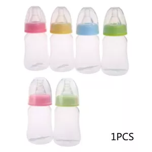 Baby Newborn 120ml Nursing Nipple Milk Bottle Silicone Pacifier Water Feeding - Picture 1 of 9
