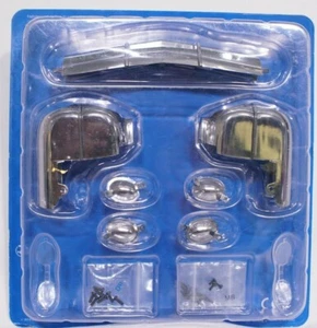 NEW - Eaglemoss GHOSTBUSTERS ECTO-1 Stage 3 Front Bumper Fog Lights Frame Lenses - Picture 1 of 4