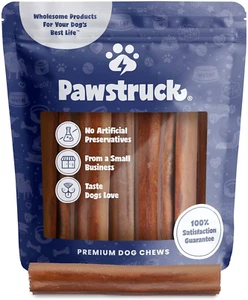 All Natural 5-6" Roasted Collagen Sticks for Dogs – Low Odor & Long-Lasting Bull - Picture 1 of 12