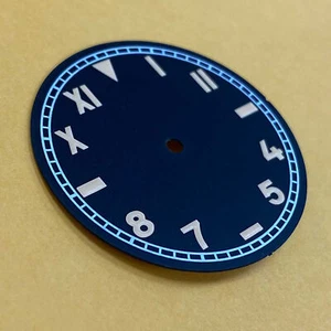 Repuesto de esfera de reloj de 35 mm esfera verde luminosa para movimiento NH35/NH36/4R/7S - Imagen 1 de 4