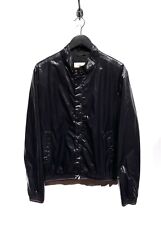 Gucci Black Shiny Nylon Bomber Jacket