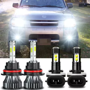 Para For Nissan Frontier 2001-2003 2004 Faros LED +Kit de bombillas antiniebla - Bild 1 von 12