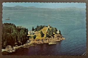 Rockland ME Vista aerea del faro di Qwl SPEDIZIONE GRATUITA - Foto 1 di 2
