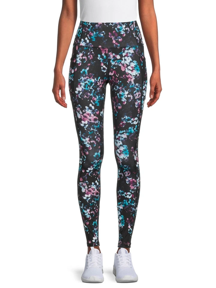 Avia Women's Active Core Performance Multicolor Floral Print Legging XS 0-2
