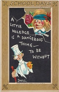 Postcard School Days Ophelia Comic Embossed Tucks Posted Penn Yan NY 1912 - Picture 1 of 2