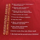 T-shirt homme vintage Iowa State Cyclones football règles cardinal taille XL