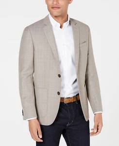 Neu mit Etikett Hugo Boss Red Label maßgeschneidert schmale Passform Schurwolle Sommer Sport Mantel 46 L - Bild 1 von 6