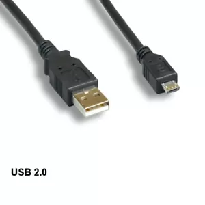 15feet USB 2.0 A to Micro B 5Pin Cable Camera PDA MP3 PS4 Controller Sync Charge - Picture 1 of 1