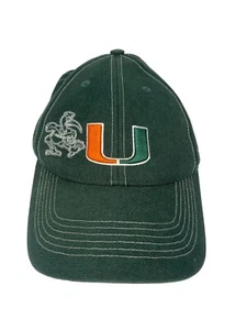 University Of Miami Hurricanes Hat Twins Enterprise Vtg Wool Blend Cap YOUTH - Picture 1 of 6