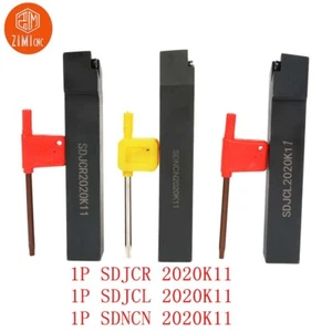 3 Stück SDJCR+SDJCL2020K11+SDNCN 2020K11 20*125mm Drehmaschine Drehhalter für DCMT11T3 - Bild 1 von 5