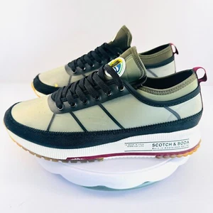 Scotch & Soda Vivex Mens 9 US Black Translucent Sneaker Shoes - Picture 1 of 17