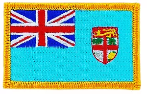 FLAG PATCH PATCHES FIJI FIJIAN IRON ON COUNTRY EMBROIDERED WORLD SMALL - Bild 1 von 1