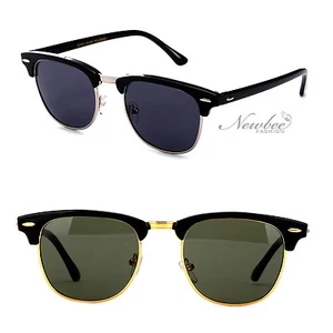 Paquete de 2 gafas de sol de medio marco estilo vintage retro muchos estilos de colores muchos colores - Imagen 1 de 14