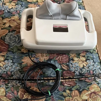 Massageador Portátil Pro Shiatsu Modelo 9232 - Para 8 Localizações do Corpo - TESTADO/FUNCIONANDO - Imagem 1 de 4