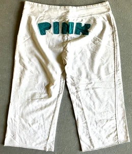 Y2K Victorias Secret PINK Women's Medium Capris - Embellished Both Sides - #2089 - Picture 1 of 7