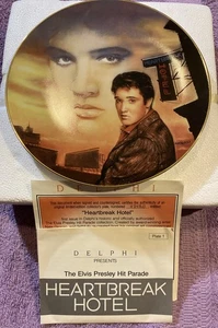 Placas de coleccionista ELVIS PRESLEY "HEART BREAK HOTEL" con COA - Imagen 1 de 7