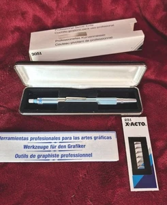 X-Acto X3051 Professional Swivel Knife for Graphic Artists, Extra Blades VTG NOS - Picture 1 of 4