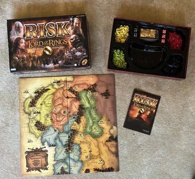 Risk El Señor de los Anillos COMPLETO Parker Brothers 2002 Fantasía Estrategia Guerra Foto 1 de 3