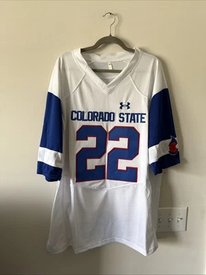 Men’s Under Armour Colorado State Rams #22 Football Jersey Sz XL - State Pride - Image 1 of 4