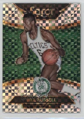 2014-15 Panini Select Courtside Silver Prizm Bill Russell #248 Salón de la fama Foto 1 de 2