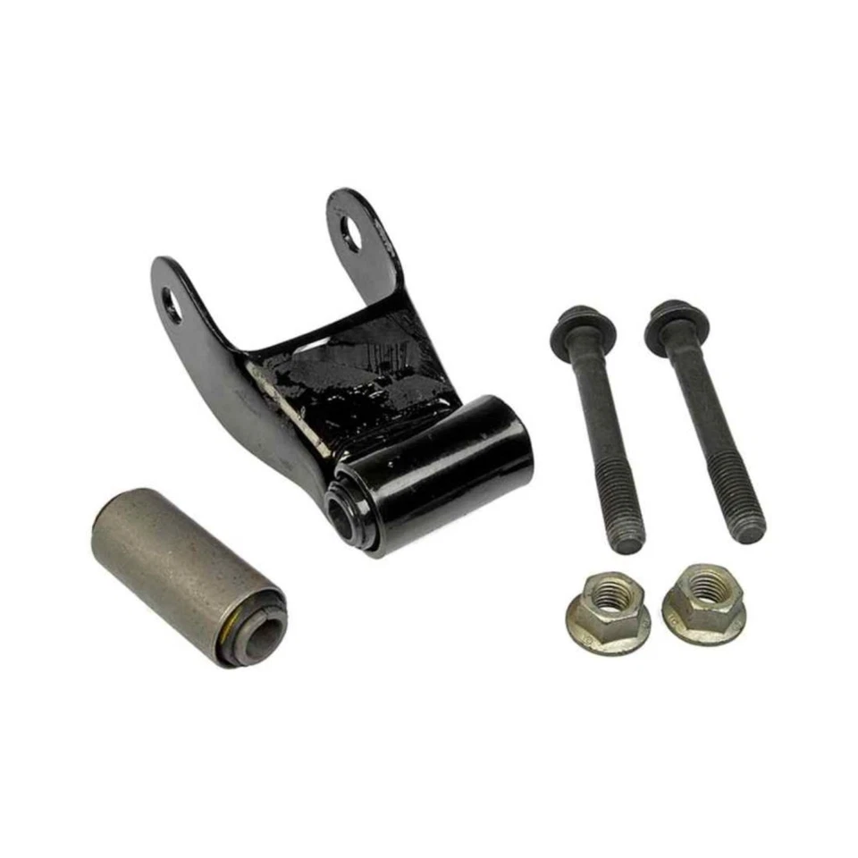 Juego de grilletes de resorte de hoja traseros para Ford Bronco II 1990 | Acero | Con bujes Foto 1 de 4