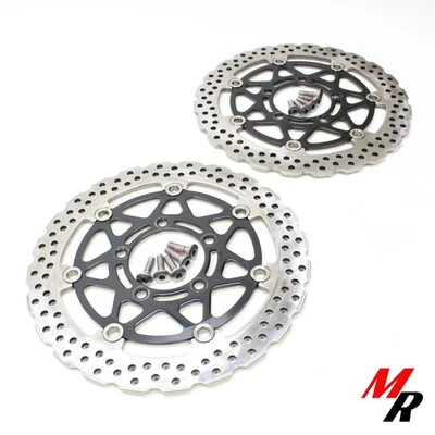 07-12 Kawasaki Ninja ZX-6R - *Recto* Rotores de freno delanteros OEM - Izquierdo Derecho Foto 1 de 4