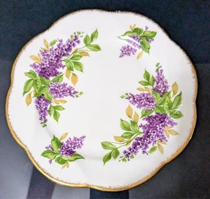 Vintage Salisbury Fine Bone China FLIEDER Salatteller, Ø7,8, England, EINGESTELLT - Bild 1 von 7