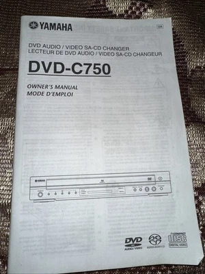 Yamaha DVD-C750 manual del propietario  Foto 1 de 2
