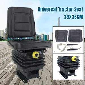 39 x 36 cm sedile universale per trattore per dumper scavatore tosaerba + base sospensione - Foto 1 di 21