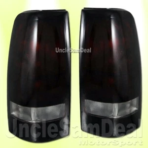 FOR CHEYV SILVERADO GMC SIERRA DARK RED FACTORY LOOK TAIL LIGHTS PAIR DIRECT FIT - Bild 1 von 2