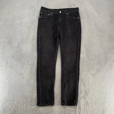 Pantalones de pana Levi's para hombre 32x32 elásticos negros premium ajustados cónicos clásicos Foto 1 de 4