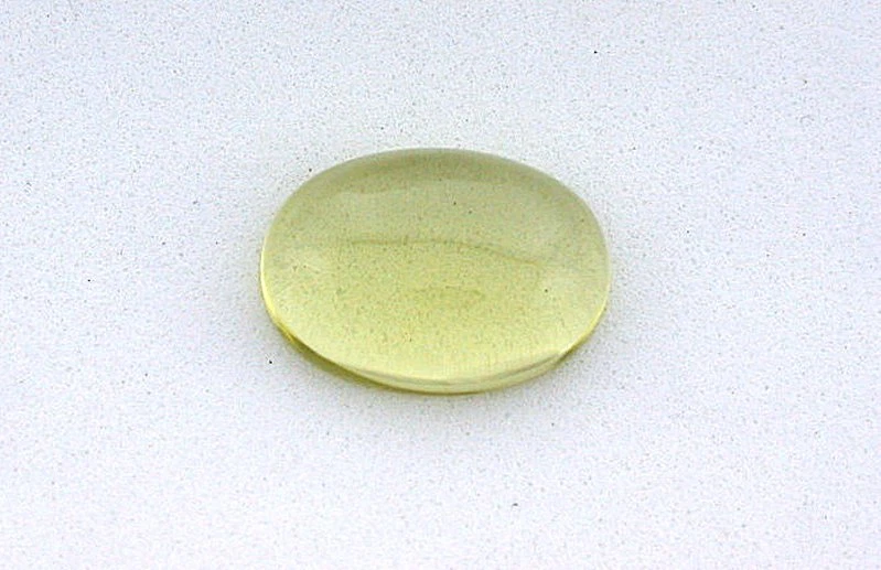 ONE 18x13 18mm x 13mm Oval Lemon Citrine Cab Cabochon Gem Stone Gemstone ES1865A - Image 1 of 1