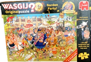 Wasgij 1000pc Original #40 Garden Party 2022 Jigsaw Puzzles Wasgij 25 Year Anniv - Picture 1 of 2