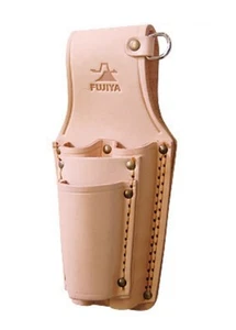 FUJIYA LEATHER PLIERS HOLDER (1 PLIER & 2 DRIVER) LP-4D - Picture 1 of 2