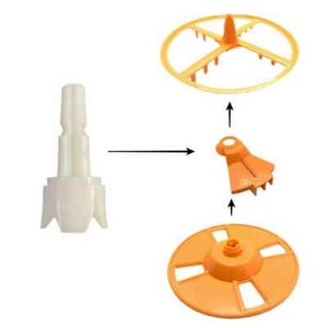 5 Pieces Repacement Parts Compatible w/ Baby Brezza Formula Pro Advanced FRP0046