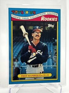 1988 Topps Toys R Us Rookies Fred Manrique Baseball Card #16 NM-MT FREE SHIPPING