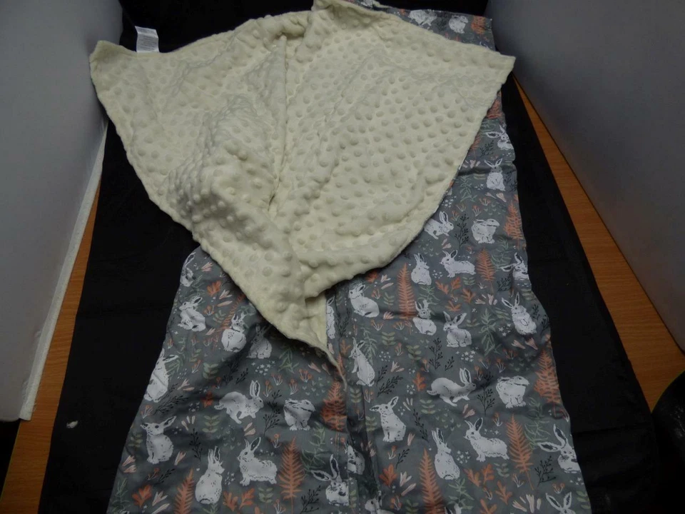 New Miracle Baby. Детское одеяло. Minky Dot с подкладкой. Тема кролика. 52 X 40 дюймов. - Изображение 1 из 1