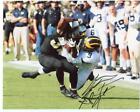 MIKE MCCRAY MICHIGAN WOLVERINES TACKLING SIGNED AUTOGRAPHED 8X10 PHOTO W/COA