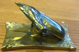 Horse Head Brass Spring Loaded Clip - Bild 1 von 5