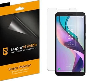 3X Supershieldz Clear Displayschutzfolie Sparer für TCL Ion X - Bild 1 von 2