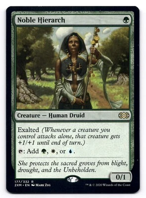 Noble Hierarch LP Double Masters 177/332 MTG Magic Regular - Image 1 of 2