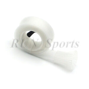 170cm Tangle Free Casting Fishing Rod Cover Sleeve Pole Glove Sock Jecket White