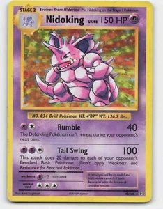 2016 Pokemon, Evolutions, #45/108 Nidoking, Holo selten (b) - Bild 1 von 2